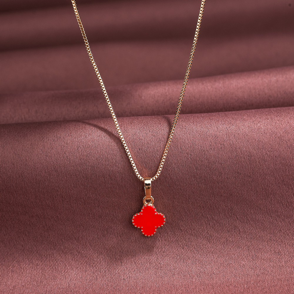 set perhiasan anak titanium kalung anti karat gelang wanita anting korea fashion cincin paket aksesoris wanita murah D442