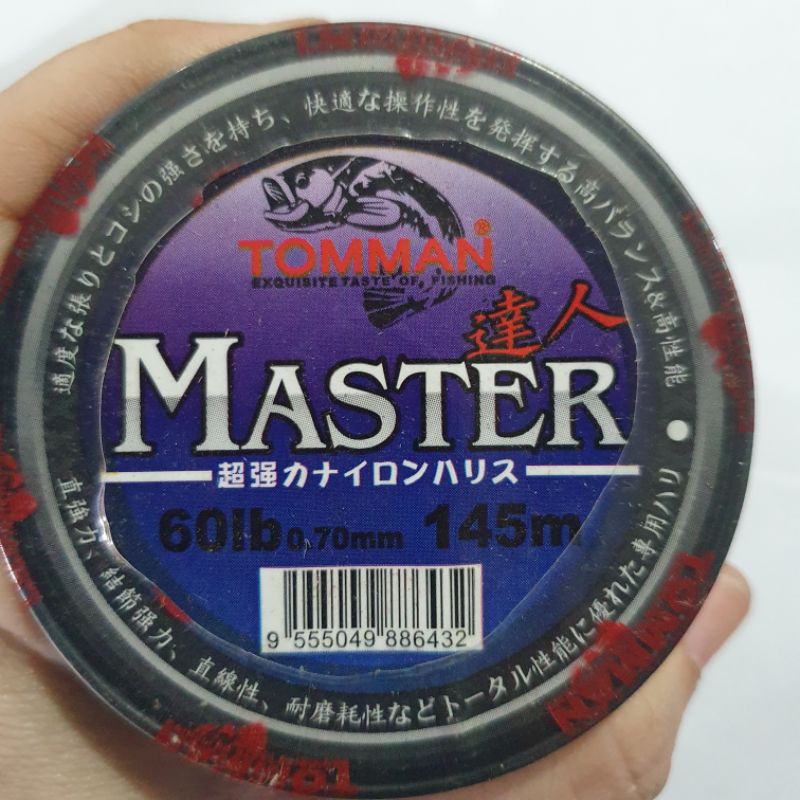 SENAR HITAM / SENAR TOMMAN MASTER 60 LB