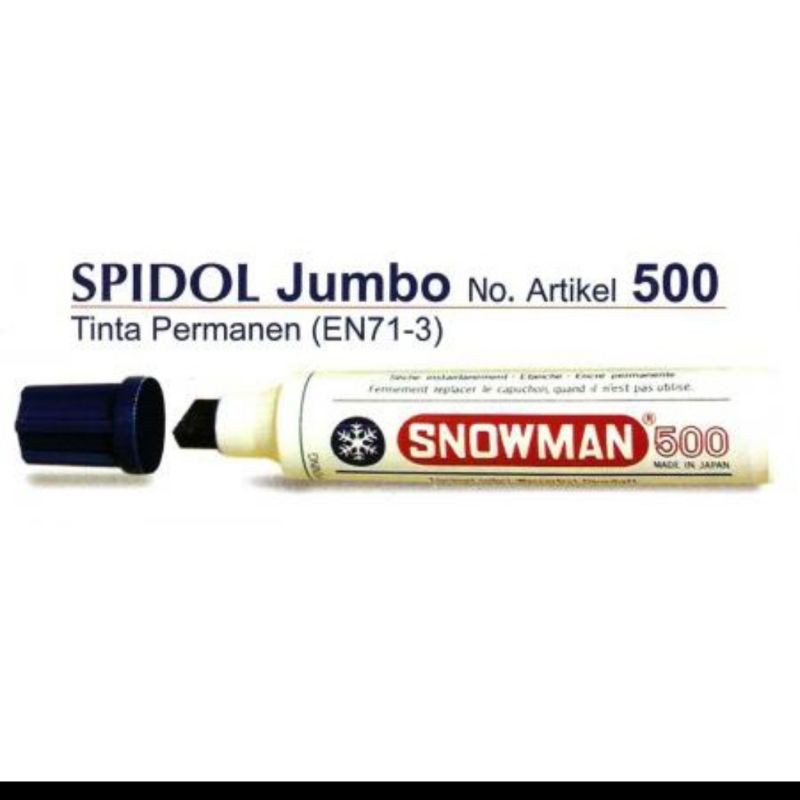 

Spidol Permanen Jumbo 500 SNOWMAN