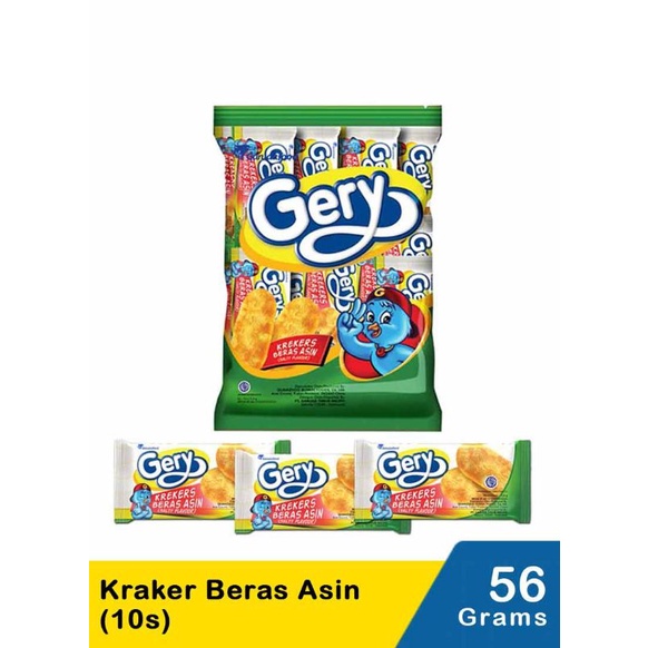 

Gery Kraker Beras Asin 10X5.6G