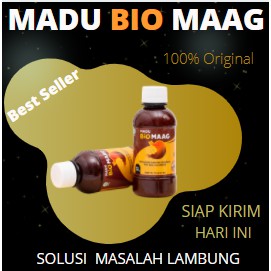 MADU BIOMAG BIOMAAG ORIGINAL Madu Asam Lambung, Maag, Gerd (BISA COD)