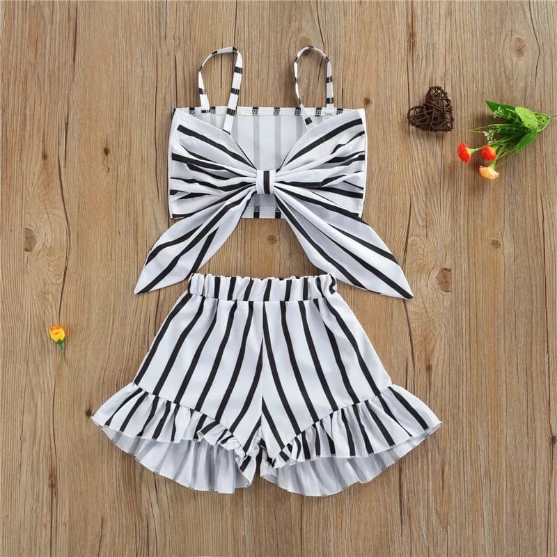 BEFAST - ZTL OOTD Jumpusit SAMIRA / jumpsuit anak ohana / Pakaian Anak-Anak Perempuan / Keluaran Terbaru / Jumpsuit Anak Sexy / Fashion Anak Perempuan Kekinian / Jumpsuit Motif Garis-Garis / Terlaris