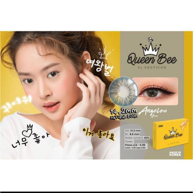 Softlens Queen bee by EXOTICON NORMAL only dia 14,2mm