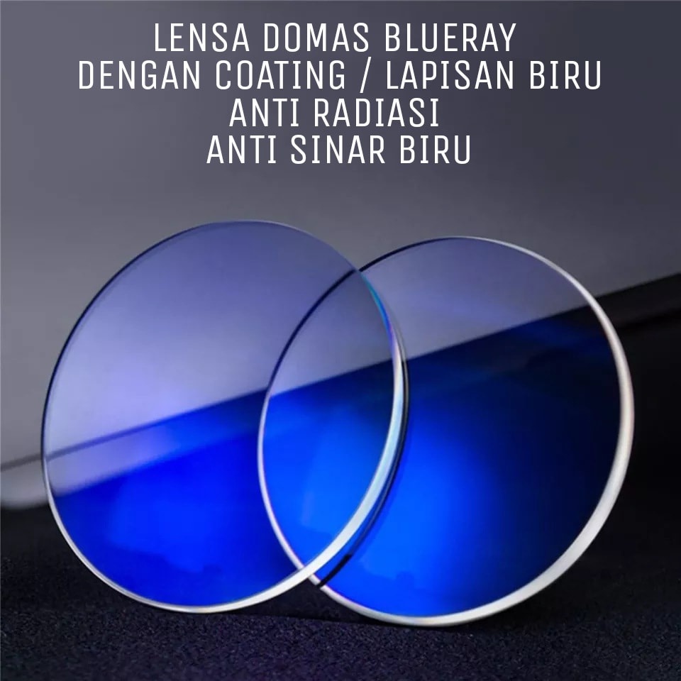 LENSA BLUERAY DOMAS COATING BIRU, LENSA TUNGGAL 001