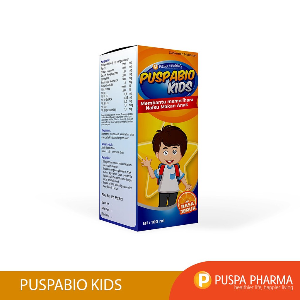 

PuspaBio Kids - Membantu Memperbaiki Nafsu Makan Anak