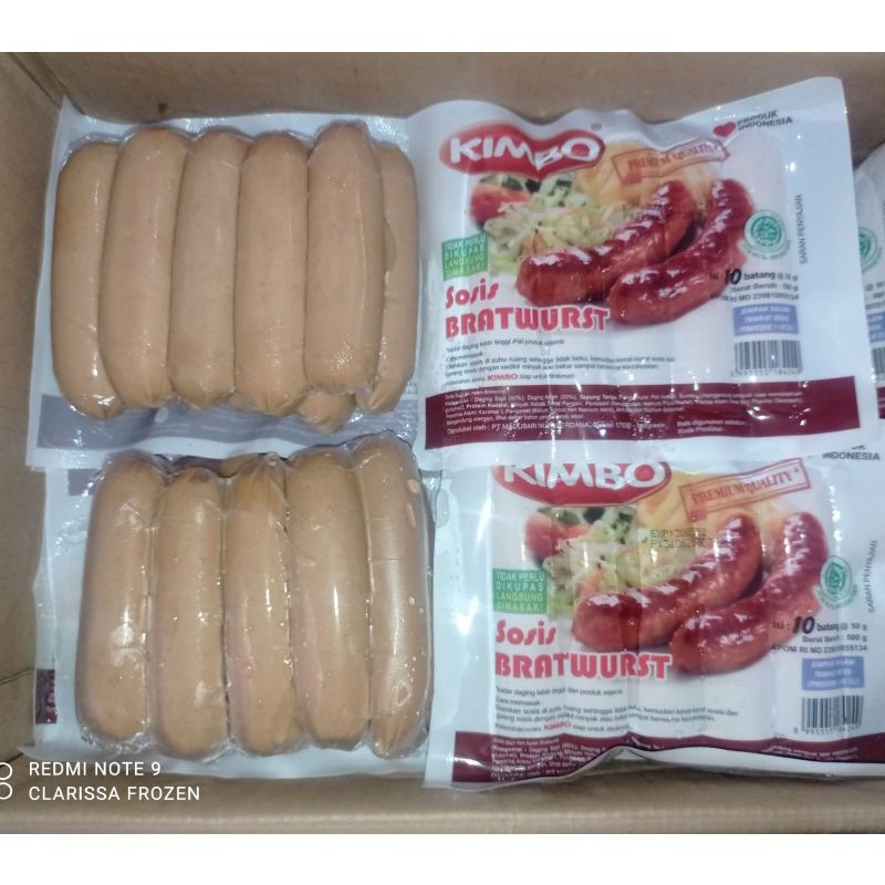 

kimbo sosis bratwurst mini isi 10 pcs