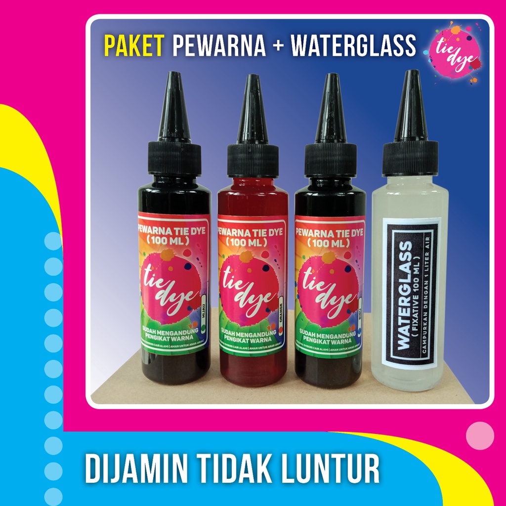 Pewarna Tie Dye Paket Waterglass