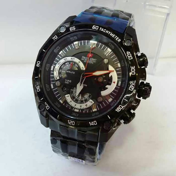 Swiss Army Original Rantai Hitam