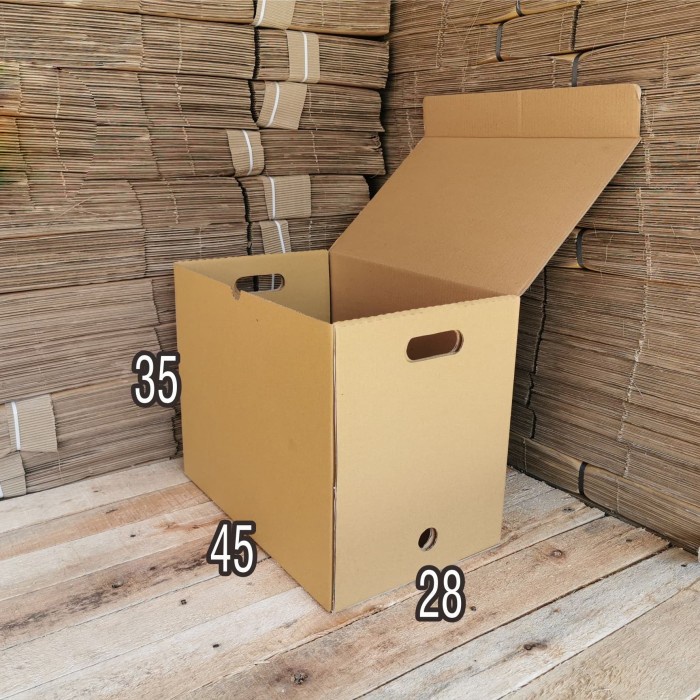 

File-Box- Dus File Dokumen Arsip Kardus Arsip Polos 45X28X35 Cm -Box-File.