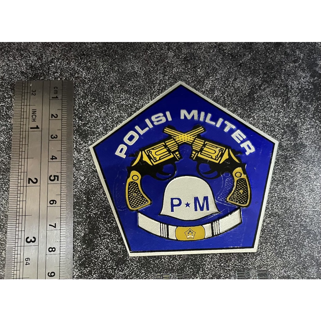 Sticker PM (Segilima) - Stiker Polis* Militer  - Sticker Mobil - Stiker Biasa