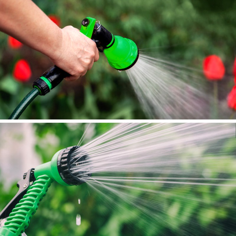 SELANG AIR DAN KERAN SEMPROT LURUS UKURAN 1/2 5/8 – 15 METER / GARDEN HOSE SPRAY / SELANG AIR ANTI LUMU