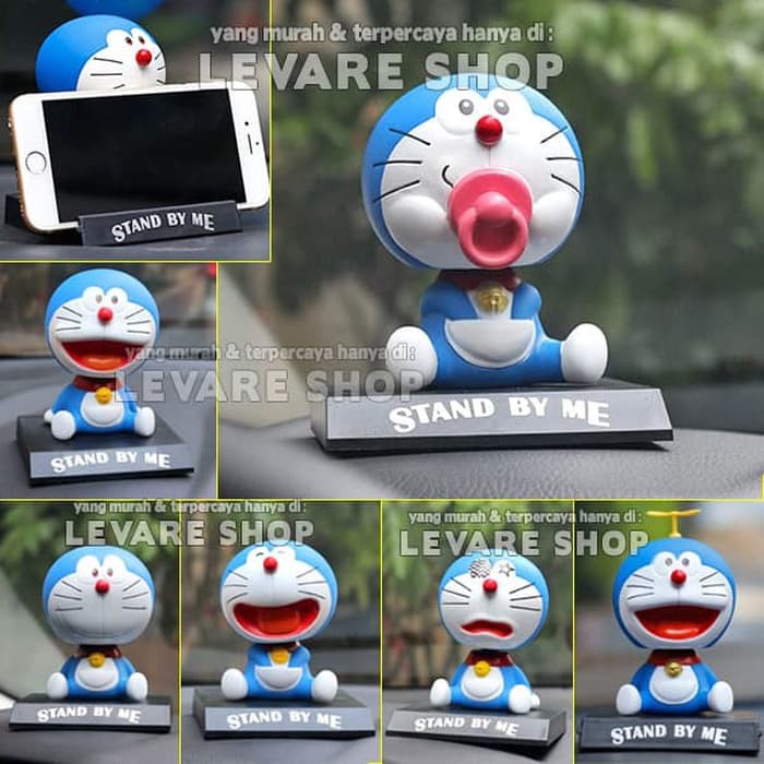 Aksesoris Mobil Aksesoris Boneka Per Dashboard Mobil - Kepala Goyang Kartun Doraemon