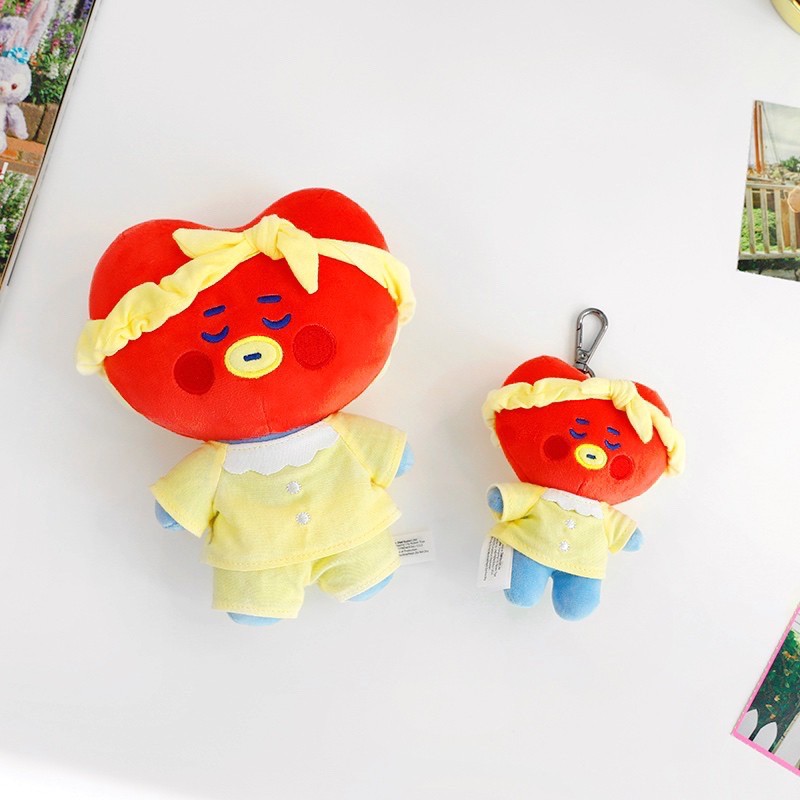 [BS] BISA COD Key Chain Pajama BTS BT21 KPOP Bag Charm Gantungan Kunci Dream Baby Plush - KP778