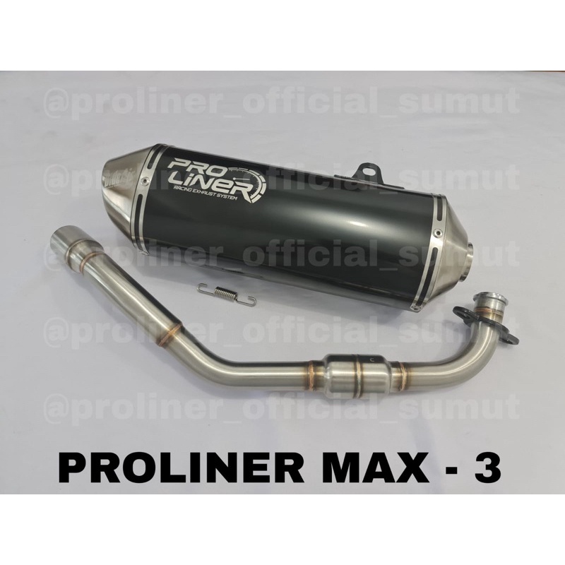 KNALPOT PROLINER MAX3 NMAX DAN PCX 160 / PROLINER / PROLINER ORIGINAL