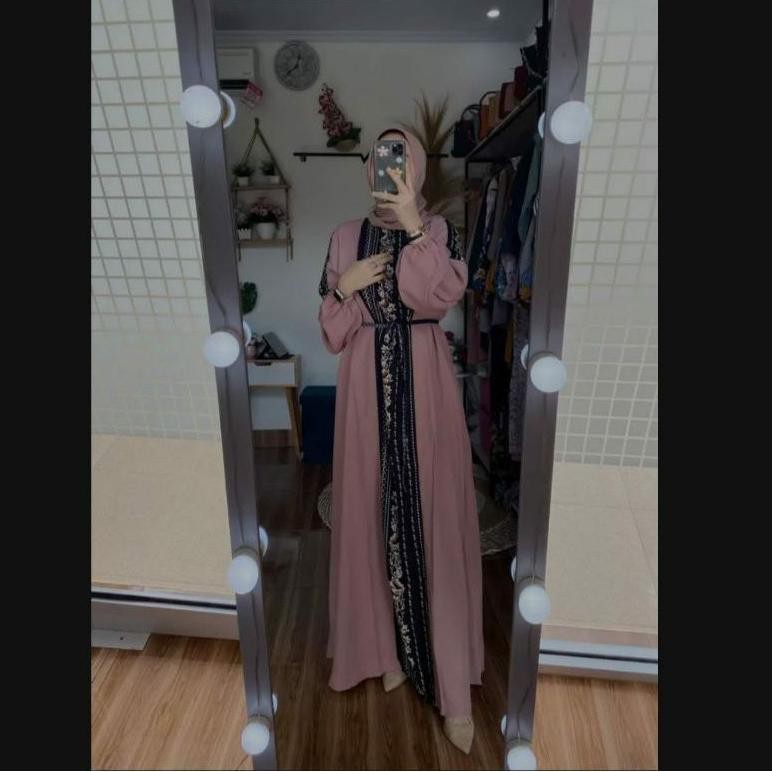 Murah (COD) BAJU PAKAIAN FASHION CEWE WANITA DRESS GAMIS MAXY ABAYA MUSLIM DAISY AMORE BY RUBY TERBA