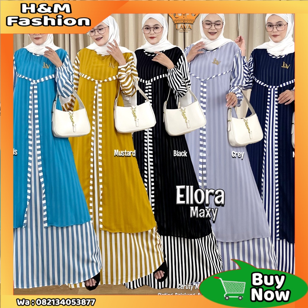 Baju Gamis Ellora Maxy