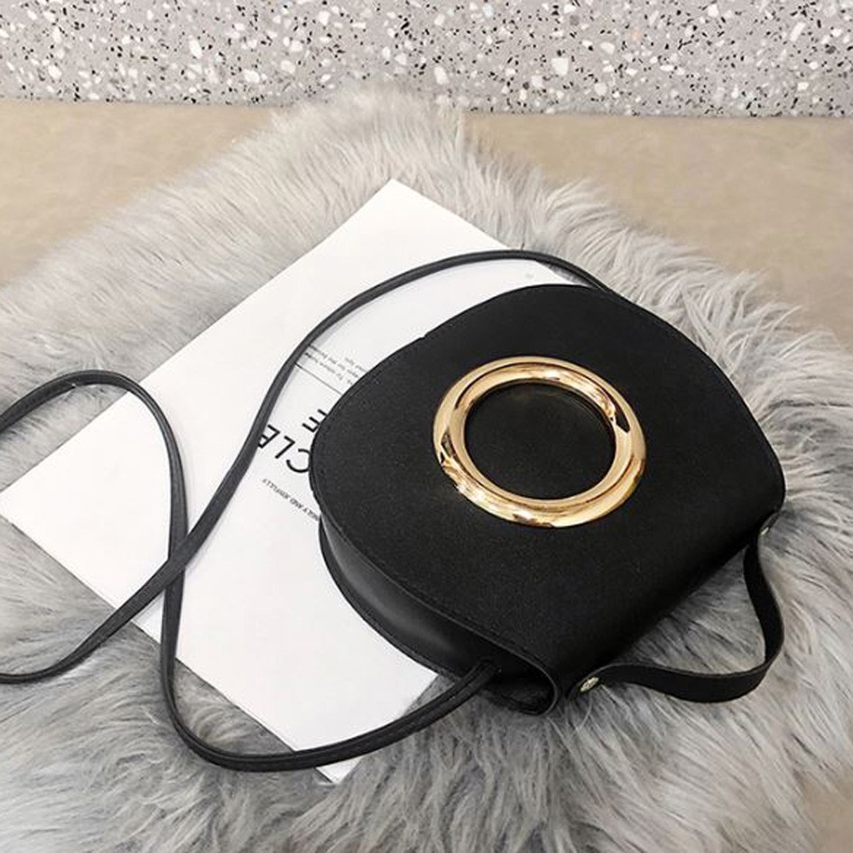 tas selempang mini gold circle shoulder bag (3H4) bta419