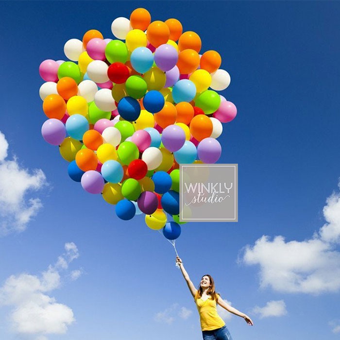 Balon Latex Doff 12 inch TEBAL / Balon Doff / Balon Karet Dof ECER SATUAN