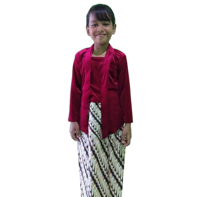 Kebaya Kutubaru Anak Bludru