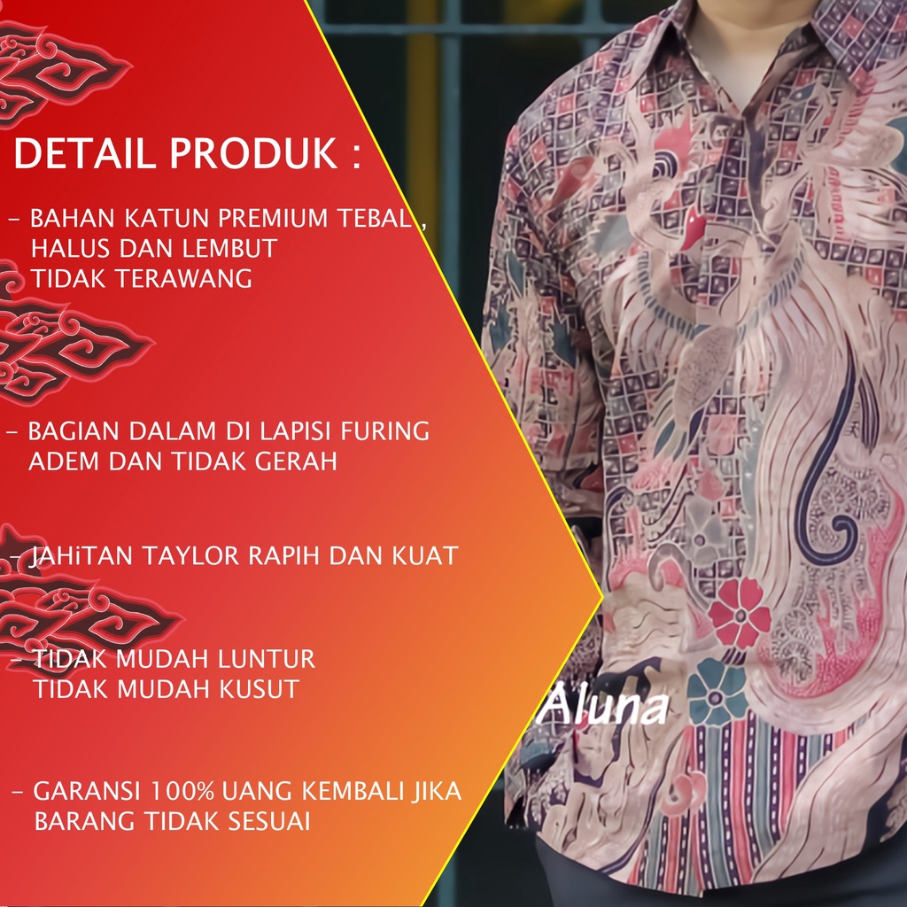 BAJU KEMEJA BATIK PRIA COWOK LENGAN PANJANG REGULAR ATASAN BATIK PREMIUM PRIA COWO PRABUSENO KONDANGAN COUPLE PASANGAN KEMEJA BATIK PEKALONGAN ANAK LAKI LAKI PRIA KEKINIAN ORIGINAL MEWAH MODERN BAJU SERAGAM BATIK KANTOR JUMBO PCW 016