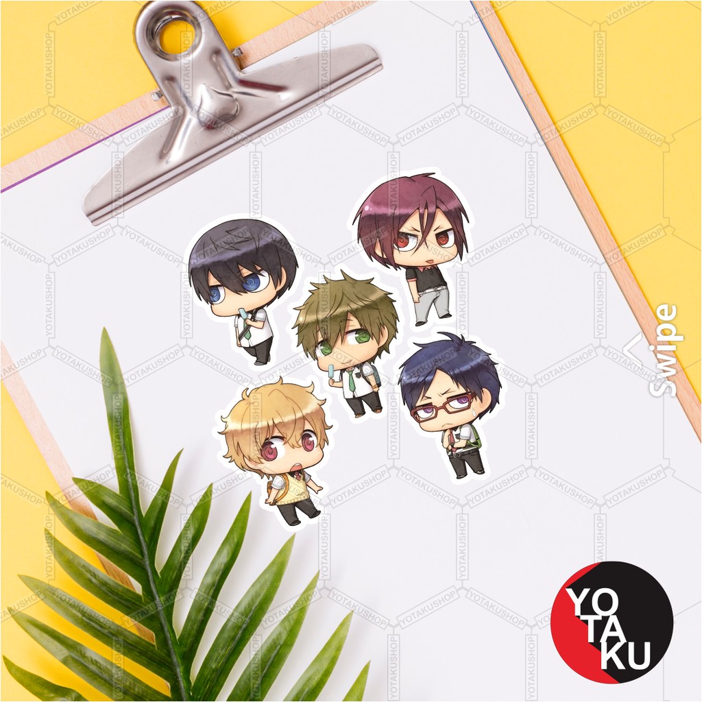 

Stiker Sticker Anime Free!! SA9601 YOTAKUSHOP