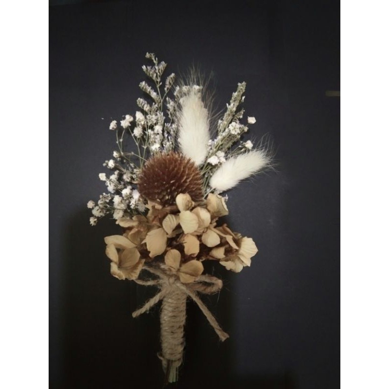 Boutonniere rustic / corsage / rustic / bunga kering / driedflower /korsase