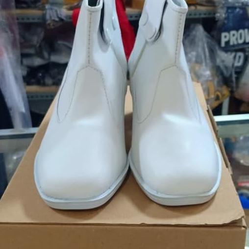 SEPATU PDH PUTIH WANITA RESLETING termurah