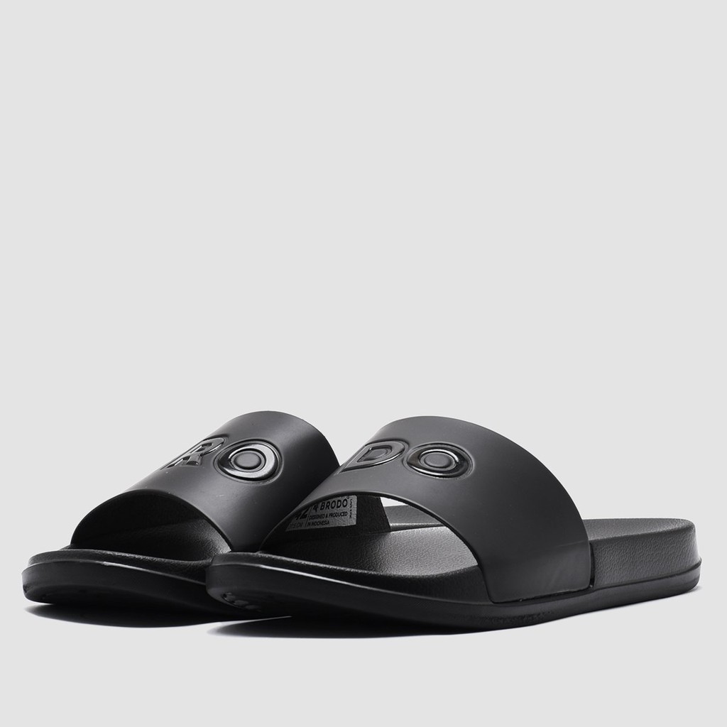 Sandal Slide BRODO ORIGINAL - BROSLIDES BRO-DO FULL BLACK