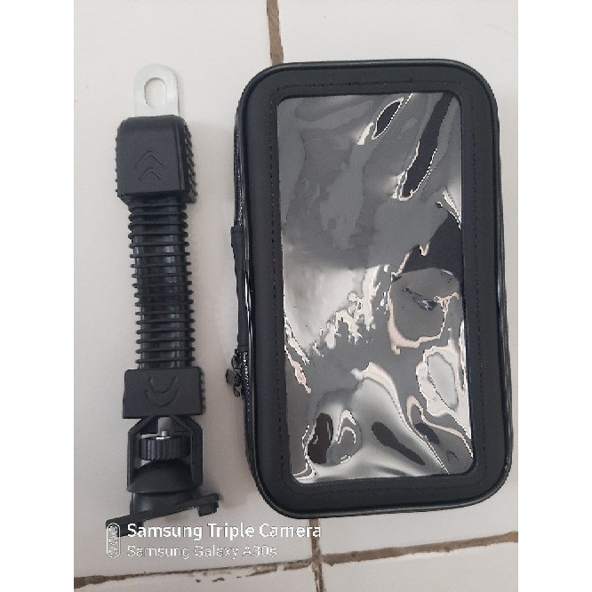 Holder Hp Motor Ojek Online Anti Air - Phone Holder Universal Waterproof