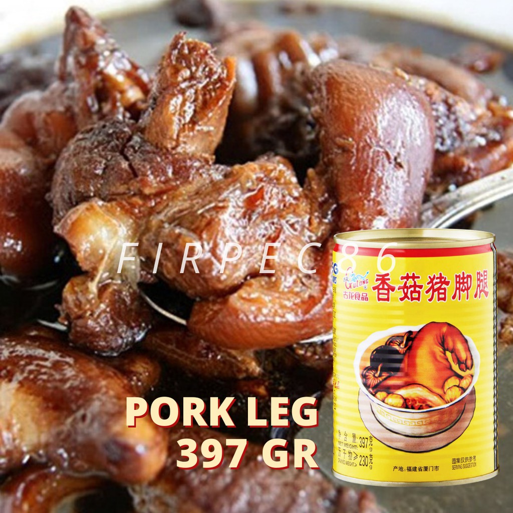 F86 Gulong Pork Leg / Kaki Babi Kaleng 397gr  Non Halal