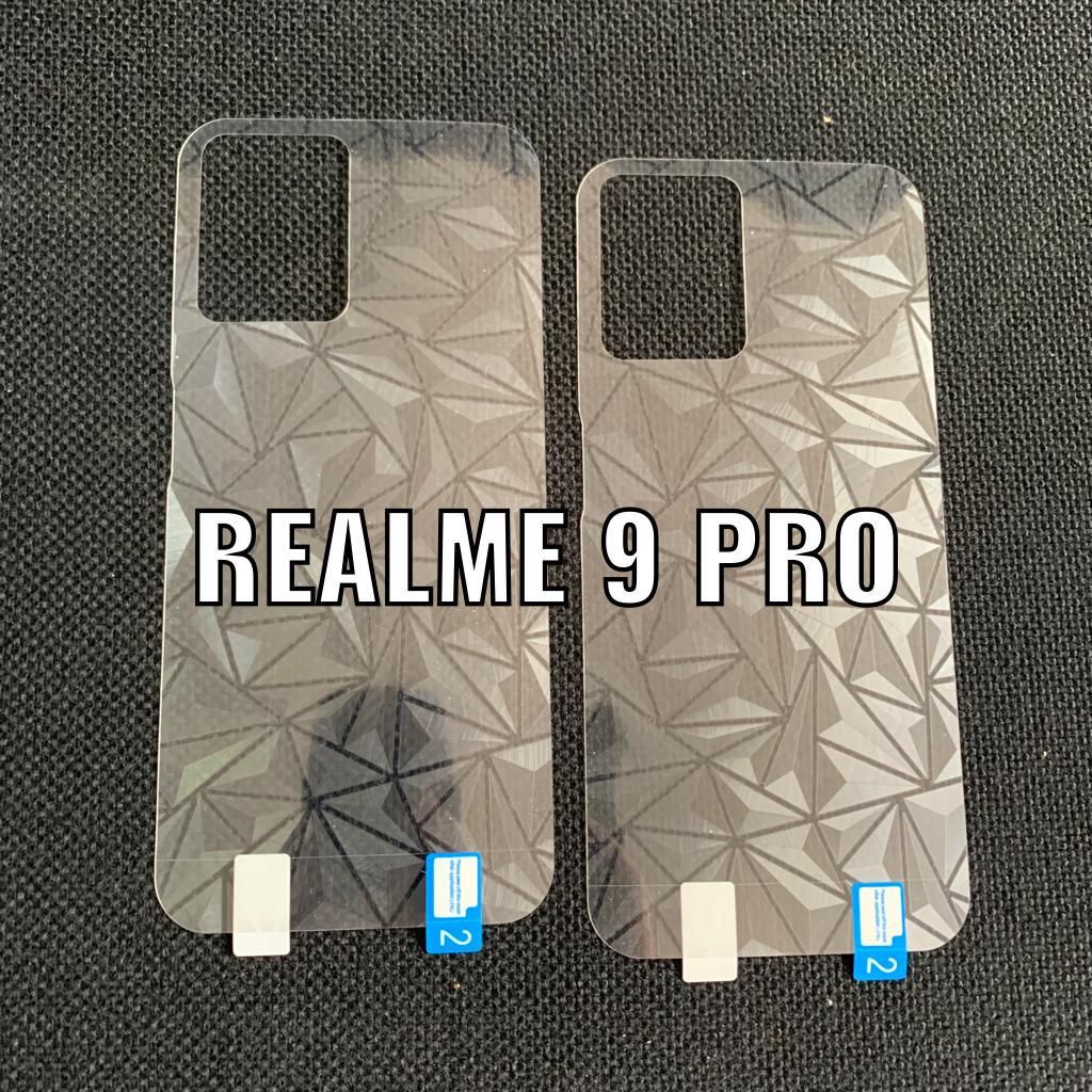 REALME 9 PRO 9 PRO+ REALME 8 5G 8 8i 8 PRO ANTI GORES SKIN BACK DIAMOND 3D, ANTI GORES BELAKANG GARSKIN ANTI JAMUR PELINDUNG BELAKANG 9 PRO PLUS 9 PRO +