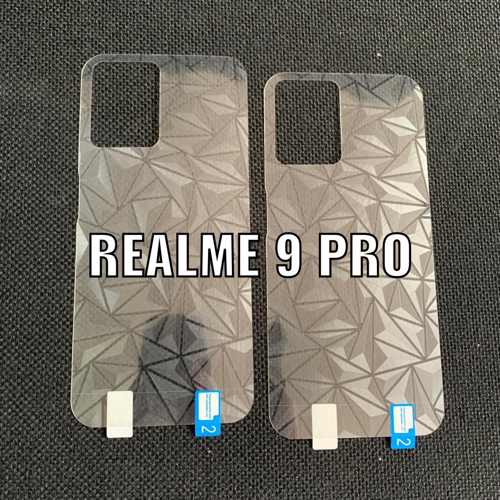 REALME 9 PRO 9 PRO+ REALME 8 5G 8 8i 8 PRO ANTI GORES SKIN BACK DIAMOND 3D, ANTI GORES BELAKANG GARSKIN ANTI JAMUR PELINDUNG BELAKANG 9 PRO PLUS 9 PRO +