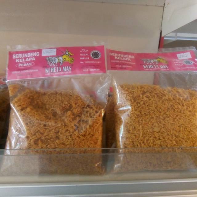 

Serundeng kelapa cap kereta mas 250 g (toko super bandeng)