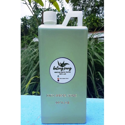 Minyak Kayu Putih Asli Ambon Pulau Buru 1 Liter (1000 mL)