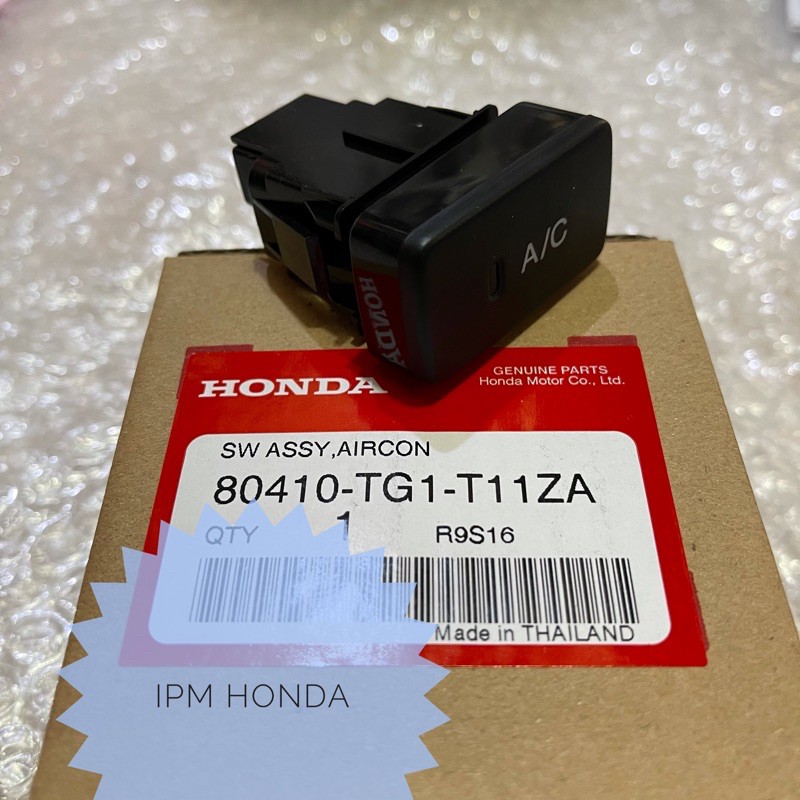 80410 TG1 Original Saklar Switch Tombol Ac Honda Brio Mobilio 2013 2014 2015 2016 2017 2018 2019