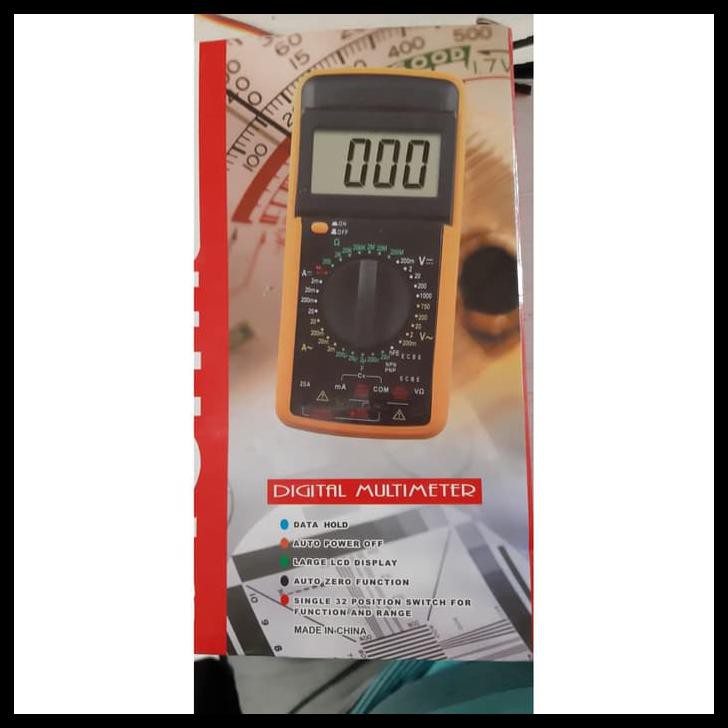 Avo Meter Digital Dt9205/ Multitester Digital