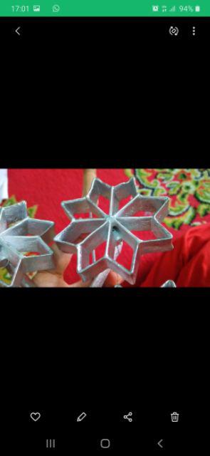 Paket Bintang Gandeng Jumbo - Cetakan Kembang Goyang