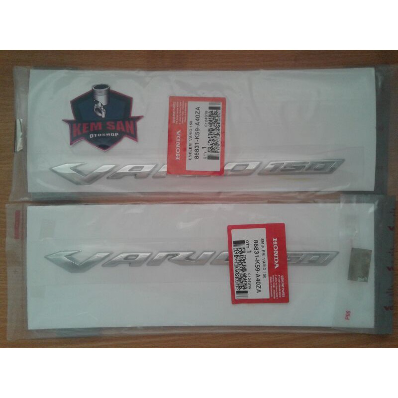 3D Emblem Vario 150 New Original