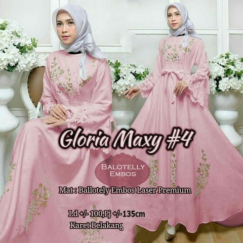 Brand putih pink peach orens salem biru tua merah baju maxi gamis xl jumbo qs