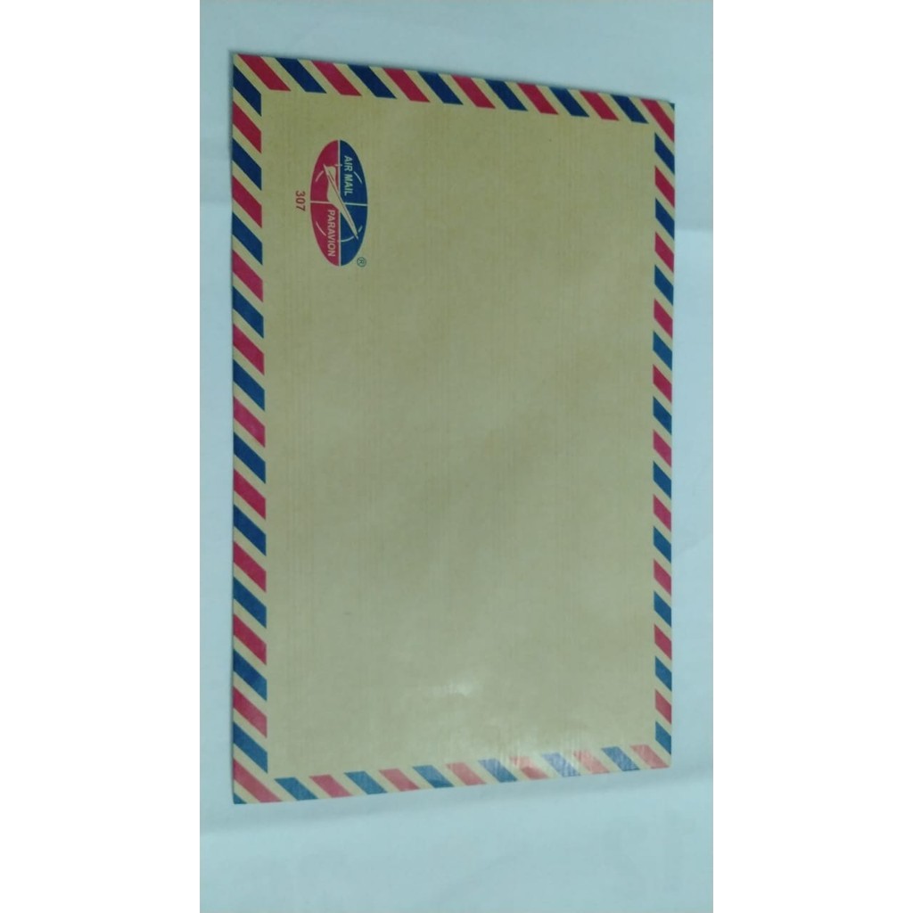 

AMPLOP COKLAT GLOBE AIRMAIL 307 TANPA TALI 17.5X27.5 CM 1 PAK ISI 100