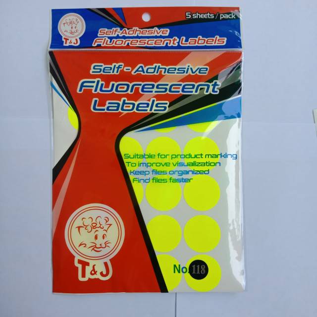 

LABEL / STICKER / Label Tom & Jerry No.118 Warna Lime