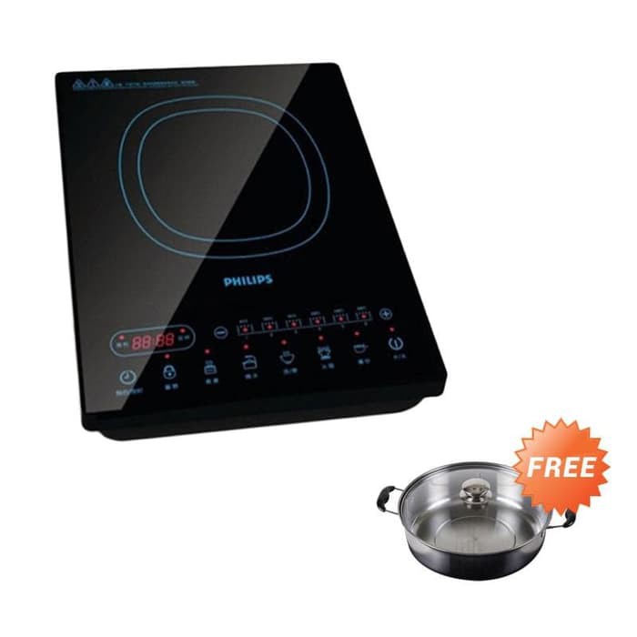 original  PHILIPS Induction Cooker HD4932 - Kompor Induksi HD 4932 Gratis Panci  garansi