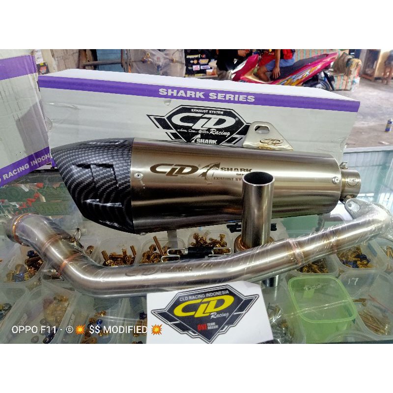 knalpot nmax old CLD sharks power original