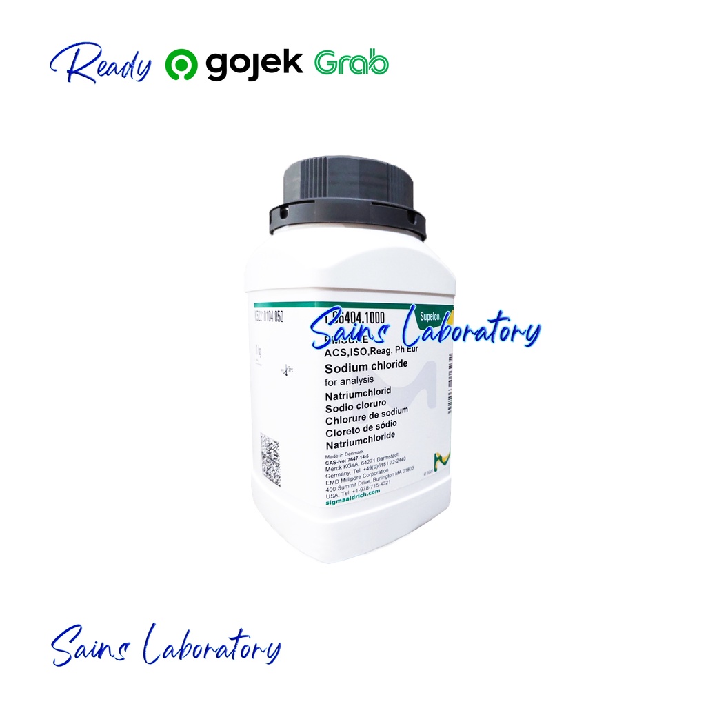 Natrium Klorida Analis Garam Sodium Chloride NaCl 1 Kg Merck Pro Analysis