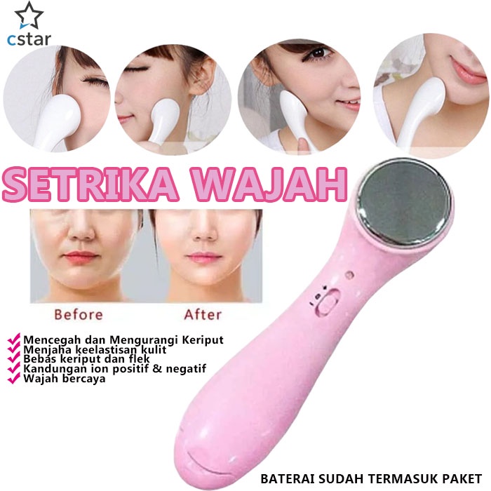 Setrika Wajah Muka Kulit / Pembersih Muka / Ion Cleaning Face Care