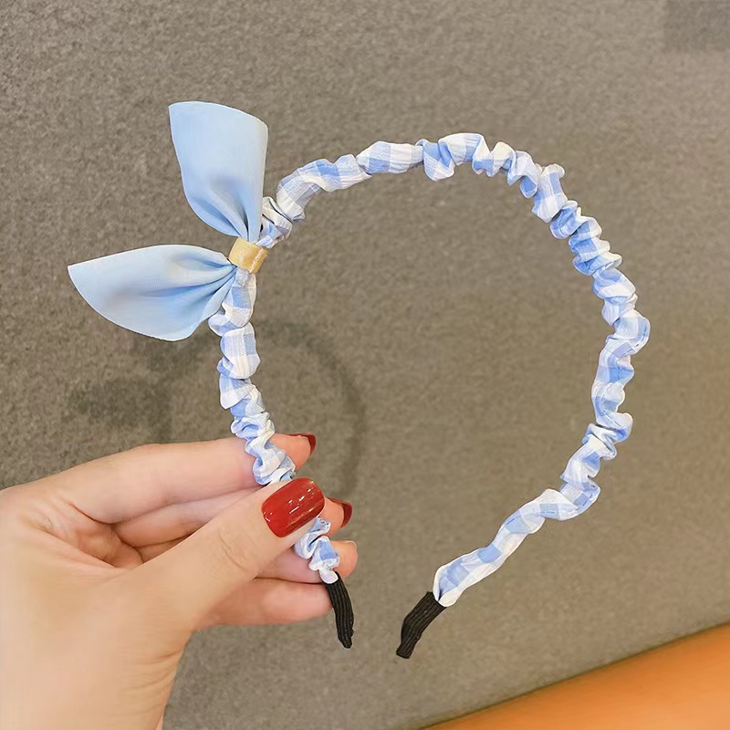 Bando/Bandana Anak/Dewasa Motif Pita Korean Style Warna Pastel Untuk Aksesoris Rambut