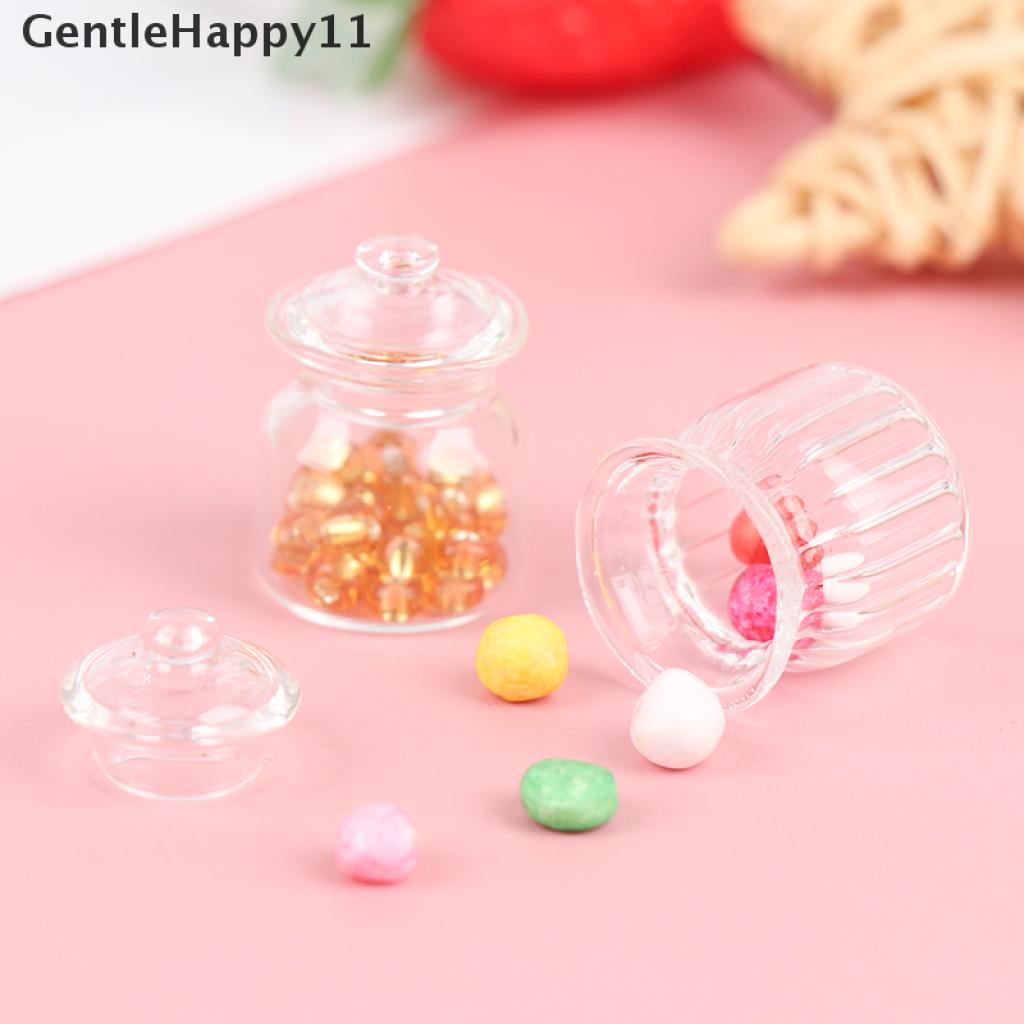 Gentlehappy Mainan Miniatur Toples Permen Skala 1: 12 Untuk Dekorasi Rumah Boneka