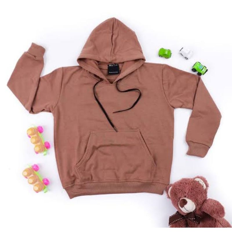 Home-JADE Jaket Hoodie Anak Unisex Sweater Casual Anak Anak Umur 1-9 Tahun