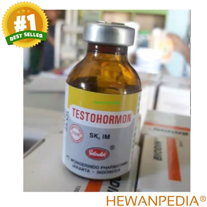 buat anda  TESTOHORMON 20 ml - Hormon Meningkatkan Reproduksi Hewan Jantan Betina