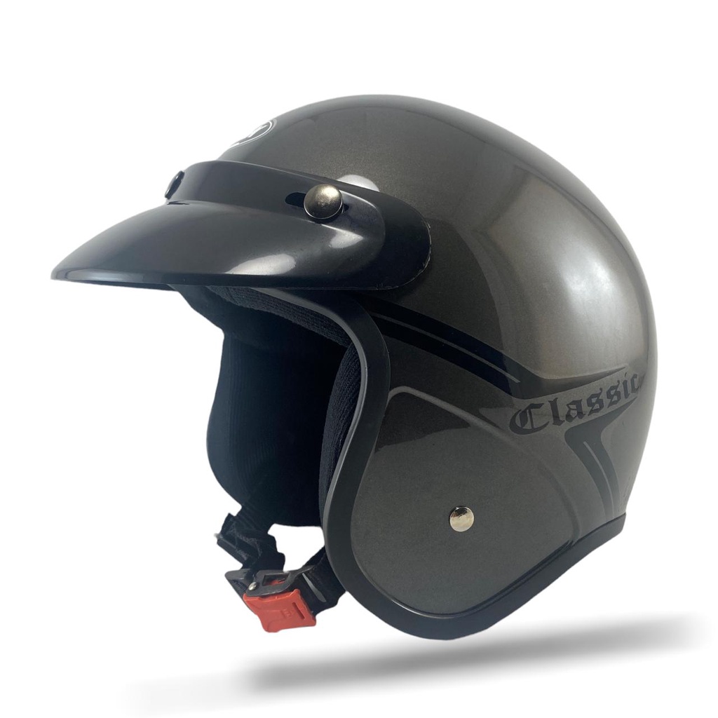 Helm Bogo Classic Kekinian Pria Wanita Helem Retro SNI